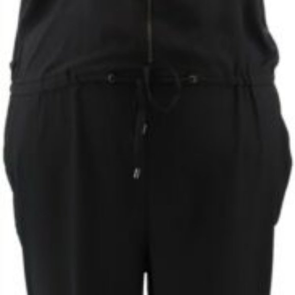 NWT VIEW WALTER BAKER BLK SLEEVELESS JUMPSUIT 24P - Picture 3 of 12